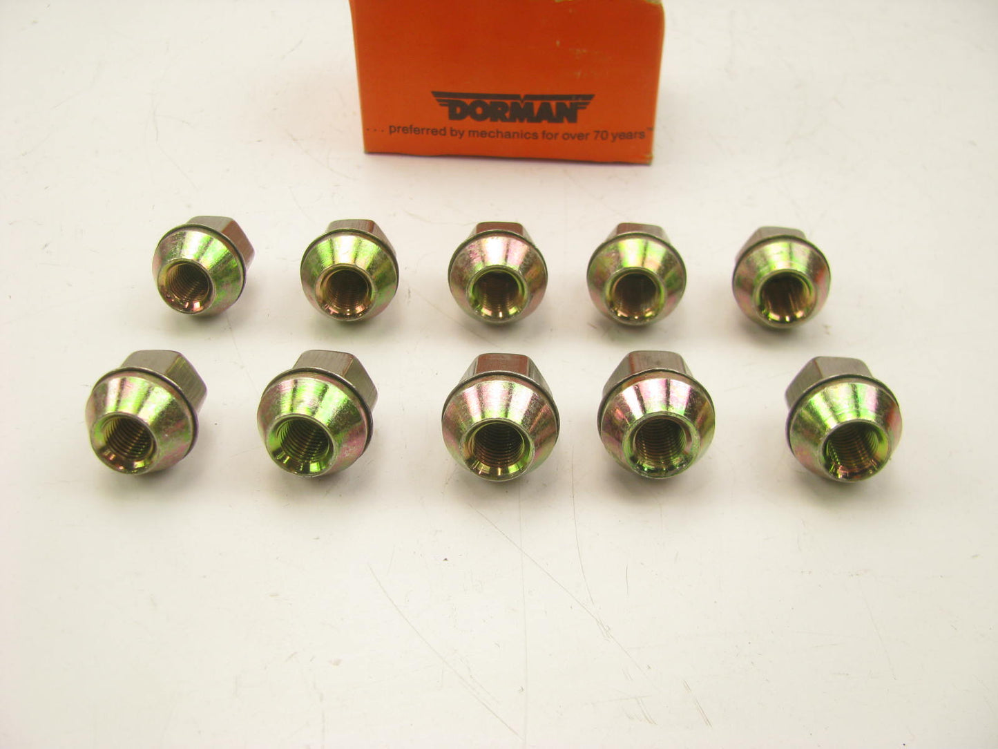 (10) Dorman 611-070 Wheel Lug Nuts - 7/16''-20 X 3/4'' Hex