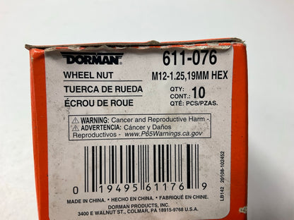 (5) Dorman 611-076 Wheel Lug Nuts