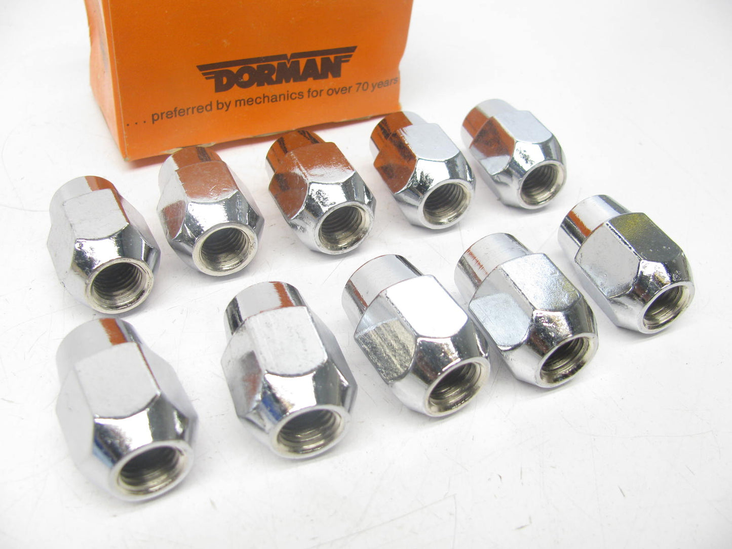 (10) Dorman 611-078 Wheel Lug Nuts - M12-1.5 X 21mm Hex