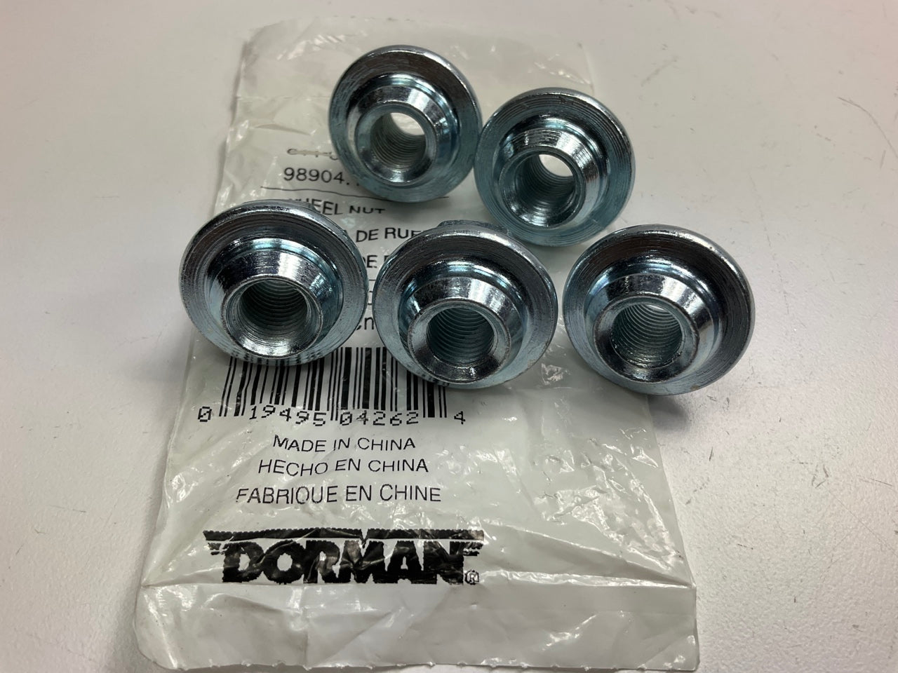 (5) Dorman 611-086 Wheel Lug Nuts