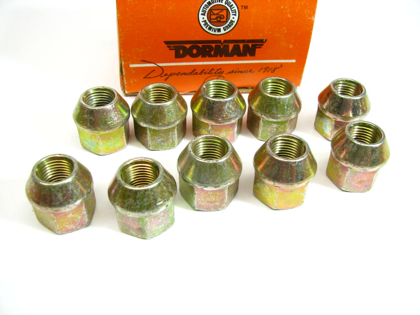 (10) Dorman 611-093 Wheel Lug Nuts - 1/2-20 X 13/16'' HEX