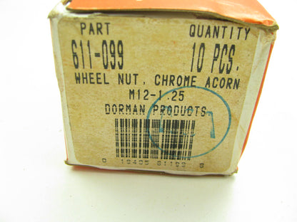 (10) Dorman 611-099 Boxed Acorn Wheel Lug Nut - M12-1.25