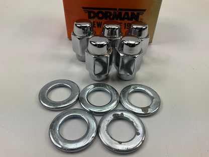 (5) Dorman 611-104 Wheel Lug Nuts M12-1.50 Mag, Short - 13/16'' Hex, 1.452''