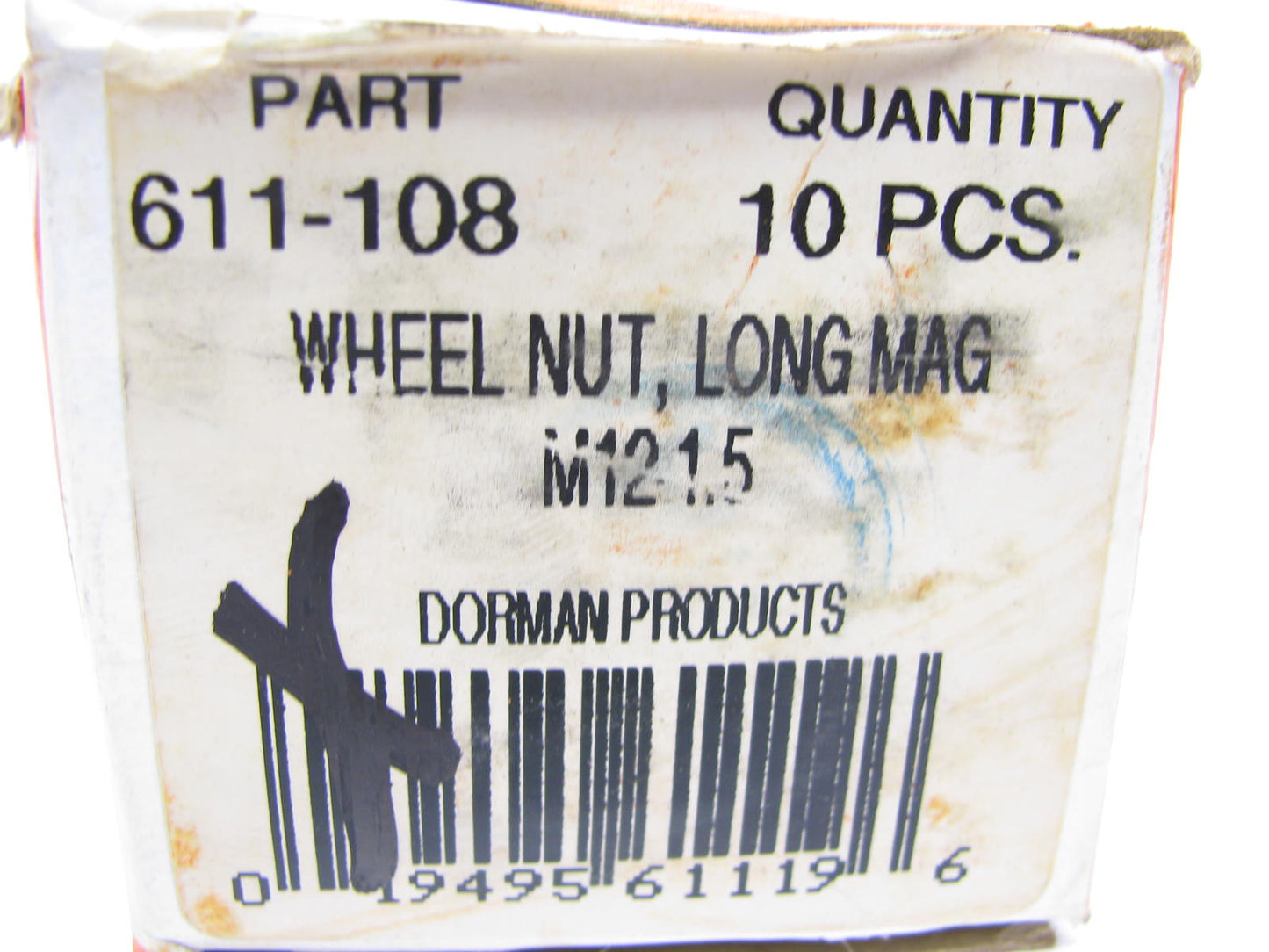 (10) Dorman 611-108 Mag Standard Wheel Lug Nut - M12-1.5