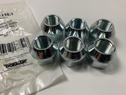 (6) Dorman 611-110 Wheel Lug Nuts