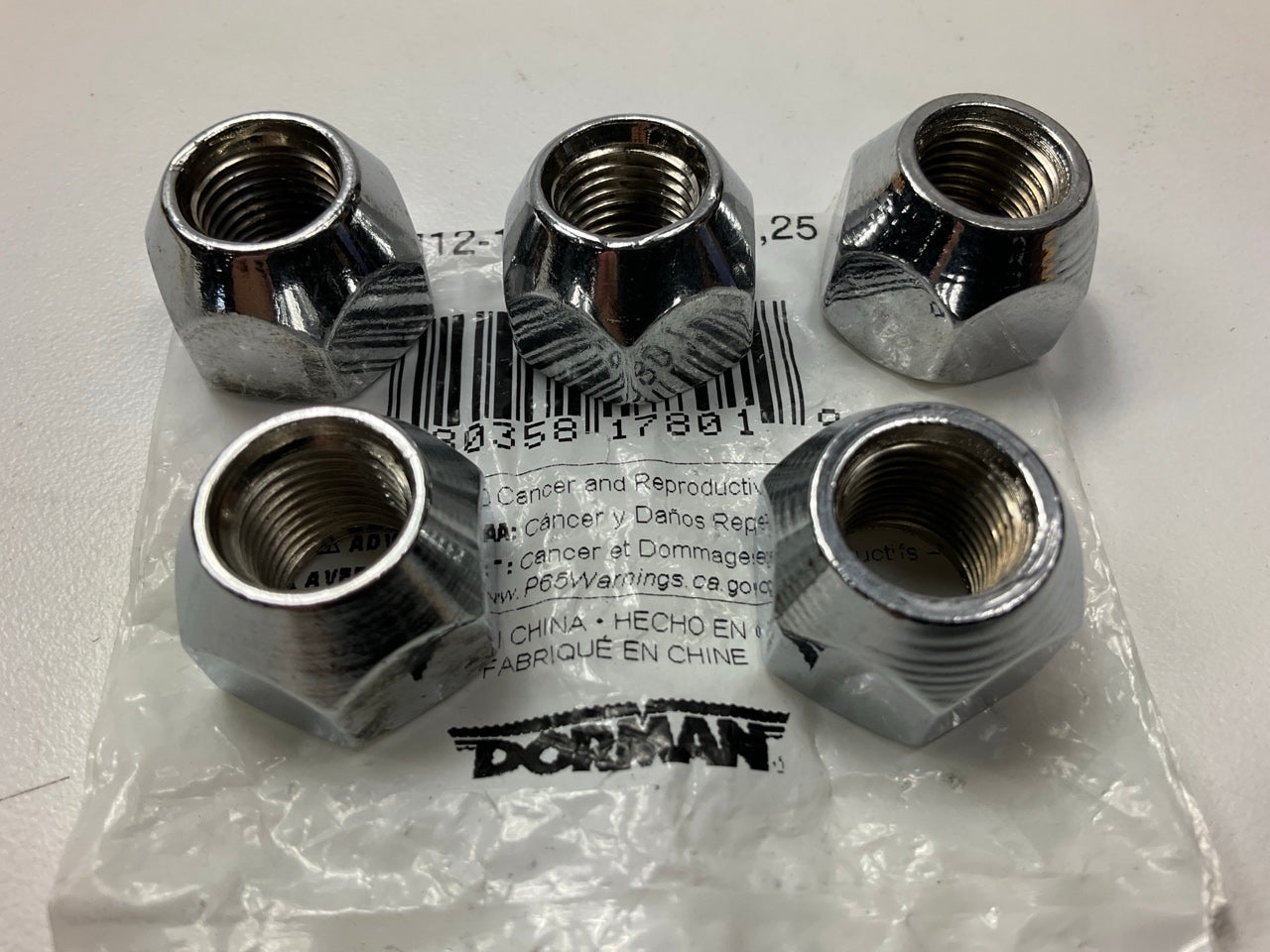 (5) Dorman 611-113 Wheel Lug Nuts