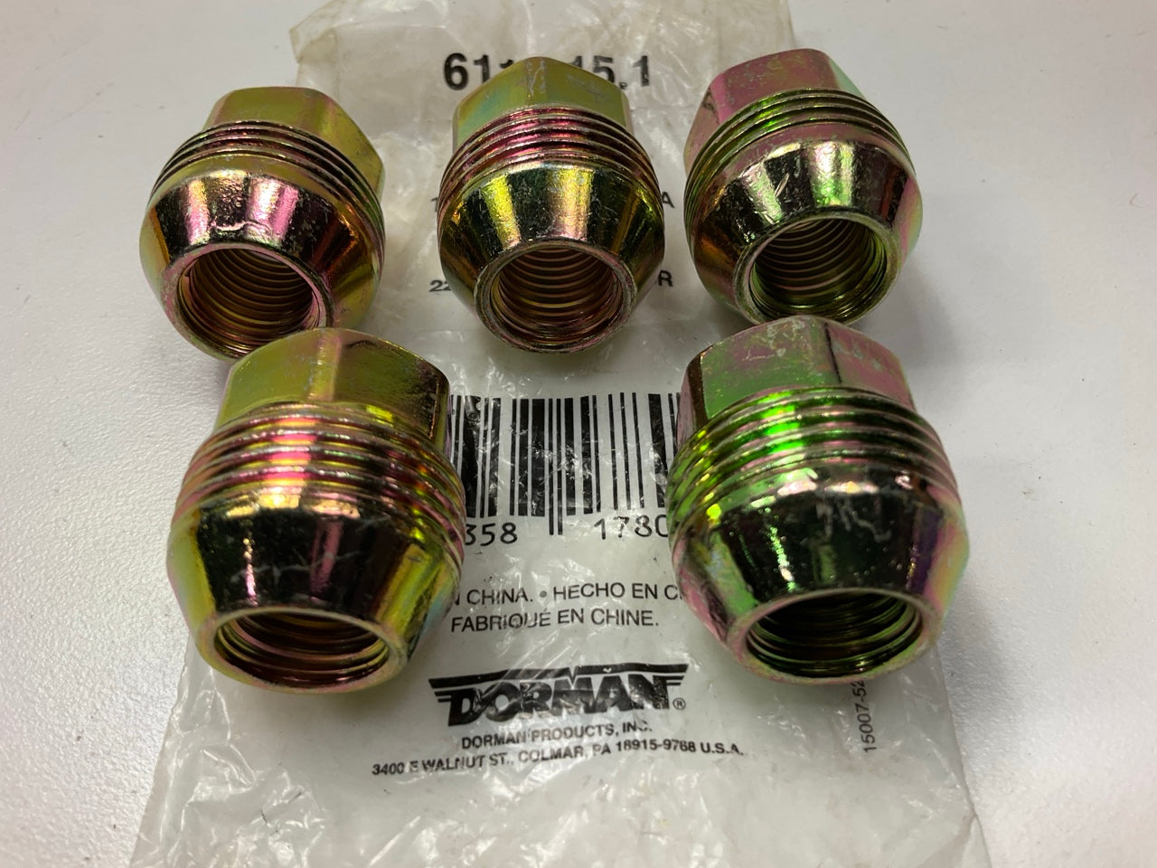 (5) Dorman 611-115 Wheel Lug Nuts