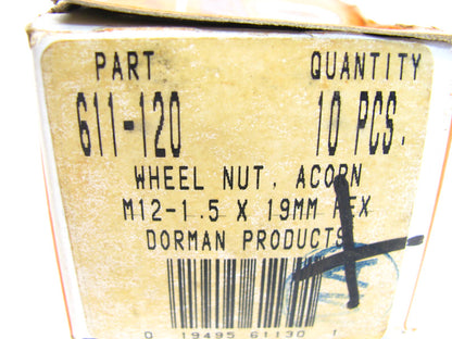 (10) Dorman 611-120 Wheel Lug Nuts