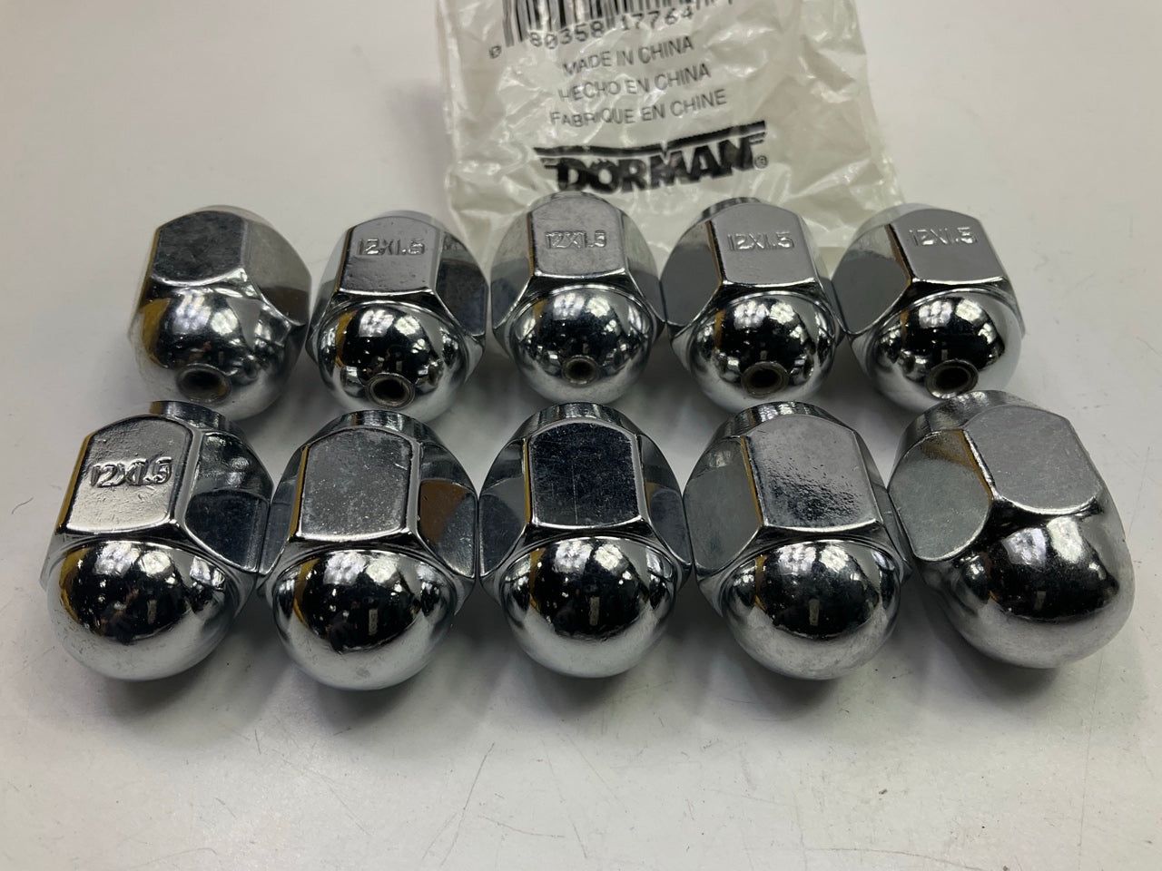 (10) Dorman 611-133 Wheel Lug Nuts