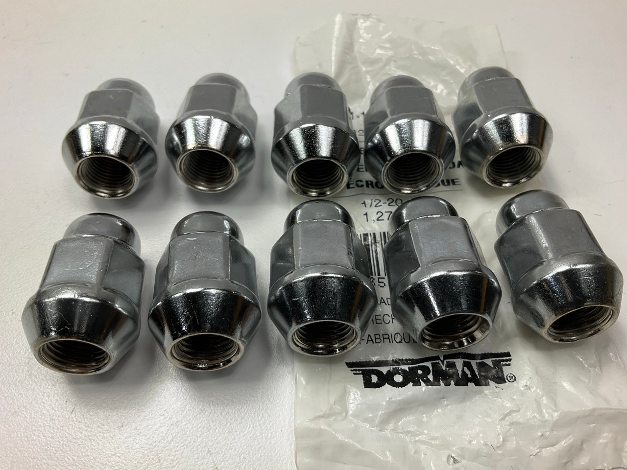 (10) Dorman 611-153 Wheel Lug Nuts