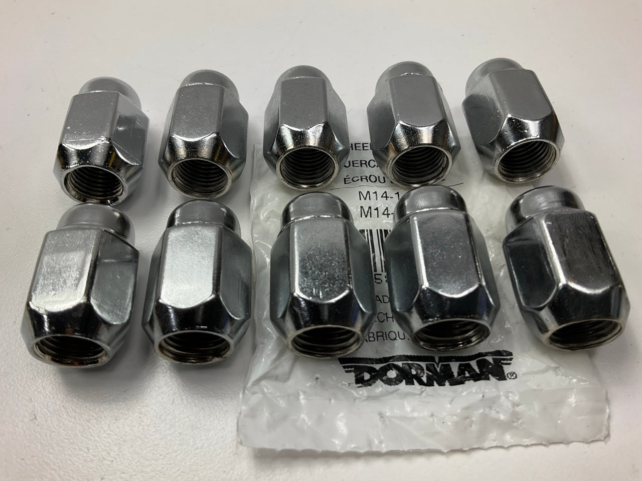 (10) Dorman 611-185 Wheel Lug Nuts