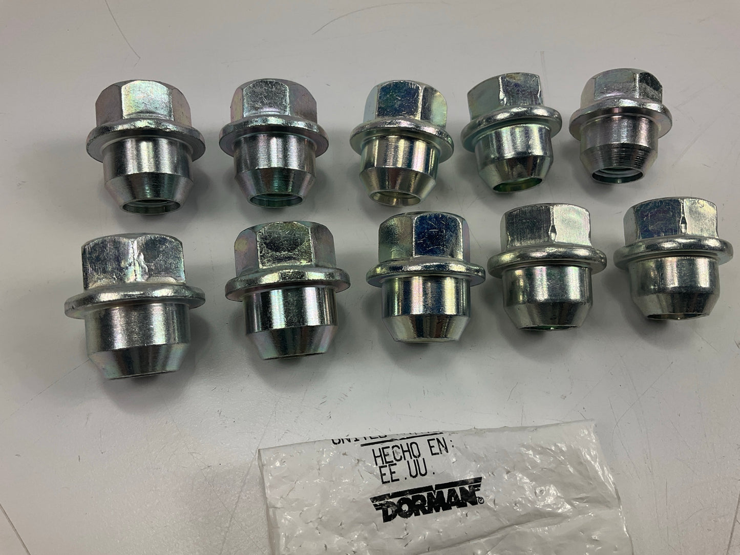 (10) Dorman 611-197 Wheel Lug Nuts