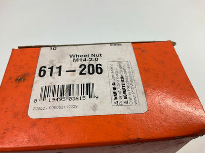 (10) Dorman 611-206 Wheel Lug Nuts