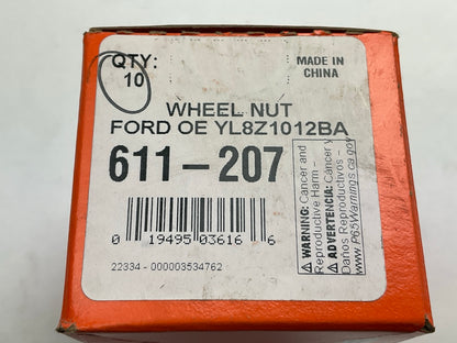 (10) Dorman 611-207 Wheel Lug Nuts