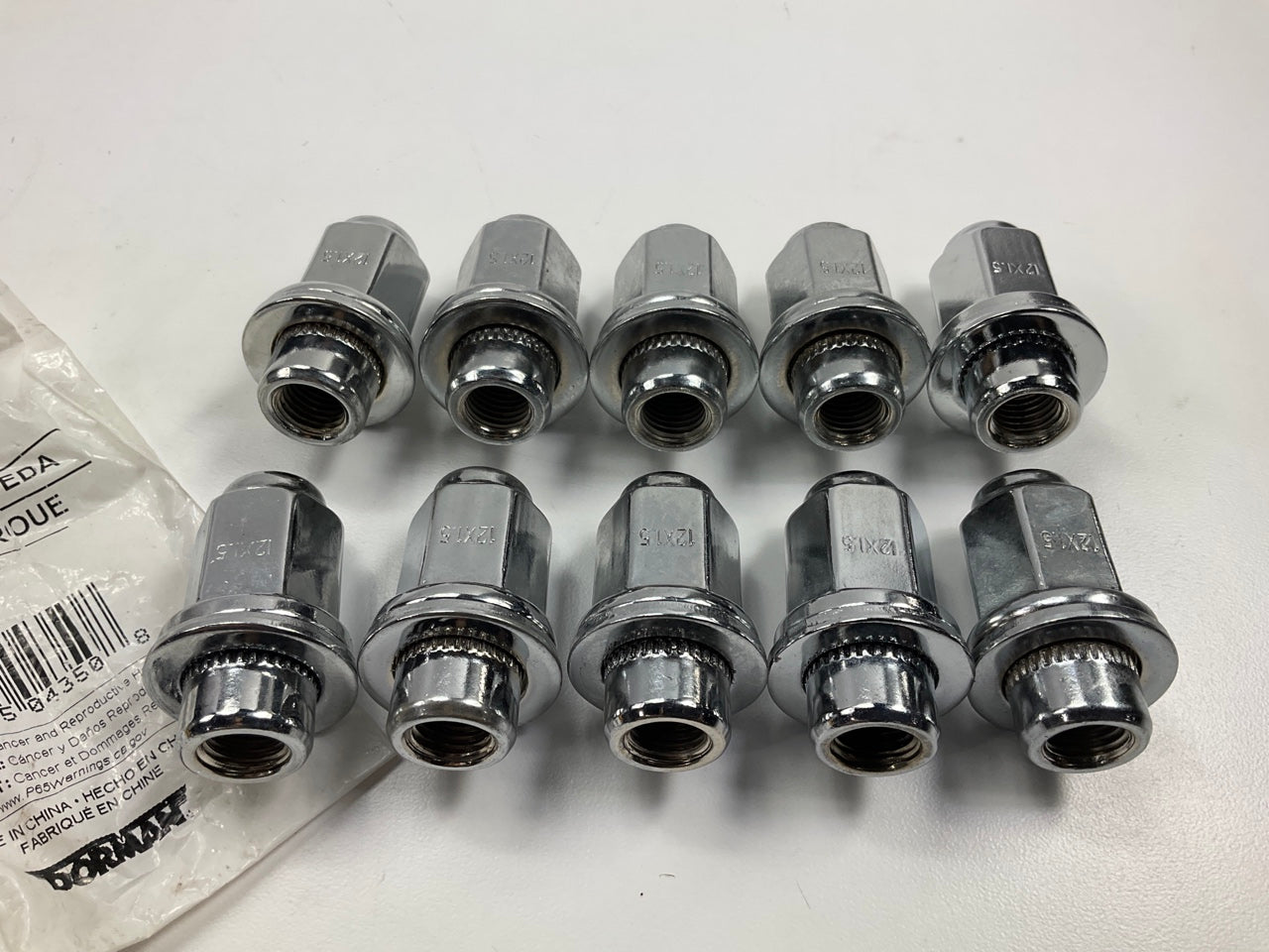 (10) Dorman 611-212 Wheel Lug Nuts