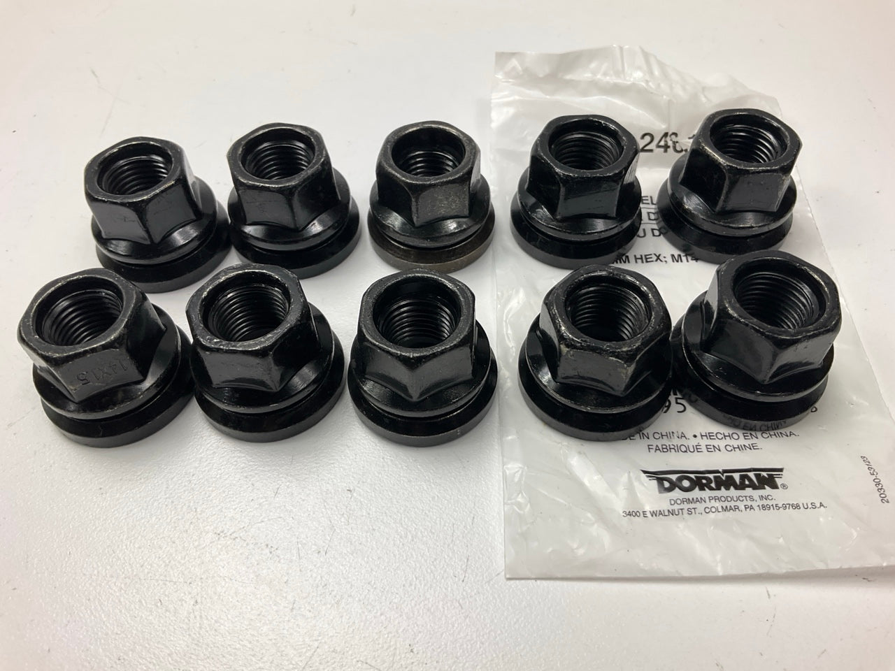 (10) Dorman 611-246 Wheel Lug Nuts