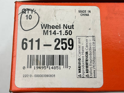 (10) Dorman 611-259 Wheel Lug Nuts