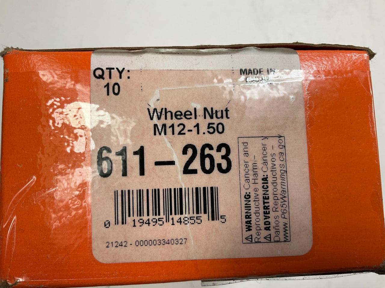 (8) Dorman 611-263 Wheel Lug Nuts