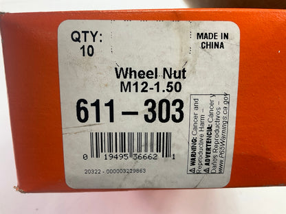 (10) Dorman 611-303 Wheel Lug Nuts