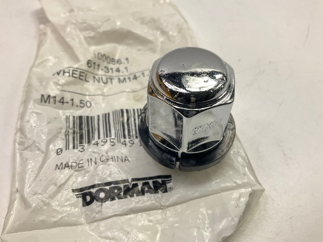 Dorman 611-314 Wheel Lug Nut M14-1.5 Acorn - 22mm Hex, 35.1mm Length