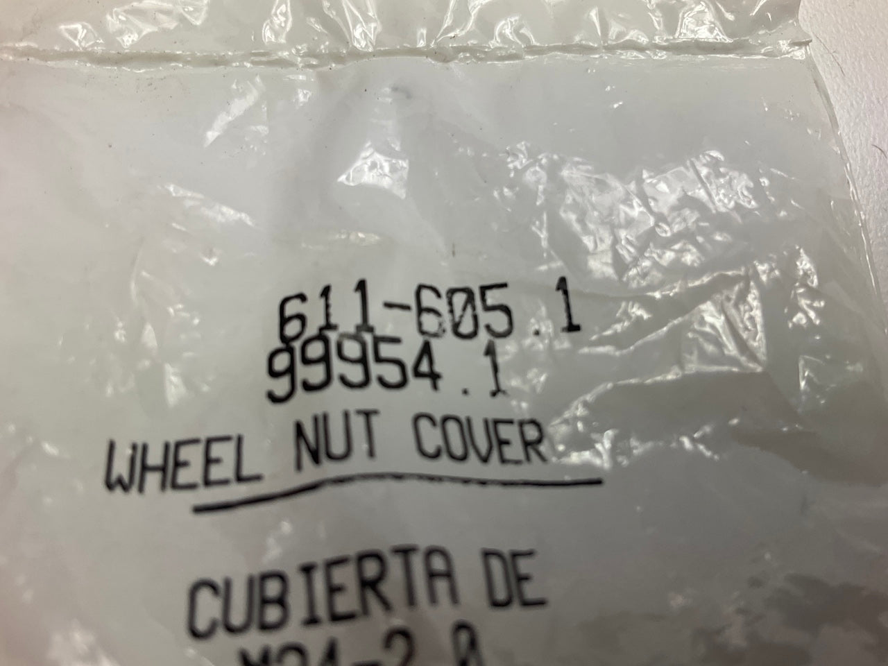 (5) Dorman 611-605 Black Wheel Nut Cover M24-2.0, Hex 19mm