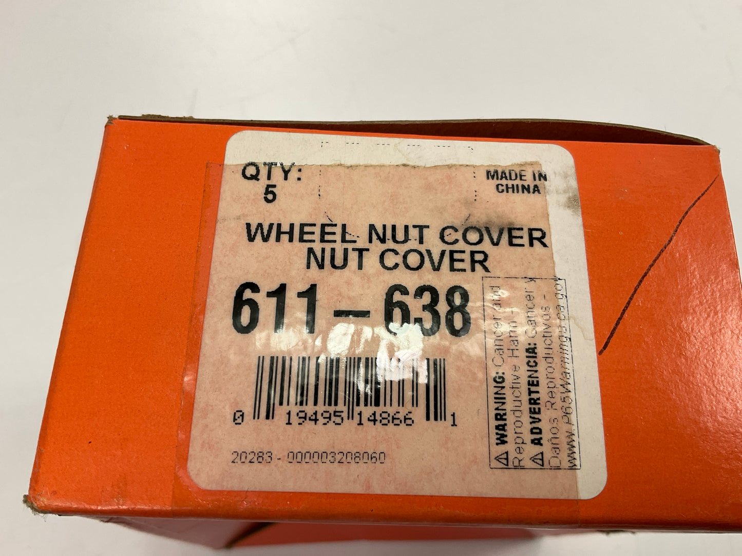 (5) Dorman 611-638 Wheel Lug Nut Cover
