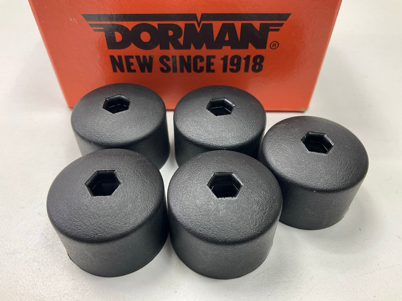 (5) Dorman 611-644 Black Wheel Nut Cover, Push Type For 1998-2010 Jetta Beetle
