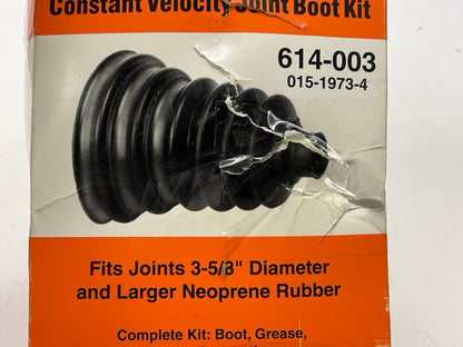 Dorman 614-003 CV Joint Boot, Universal, For Joints 3-5/8'' Diameter And Larger