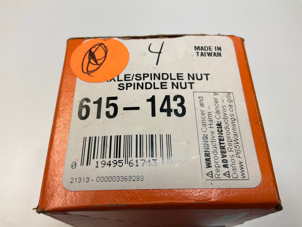 (4) Dorman 615-143 Front Inner Spindle Lock Nut Kit