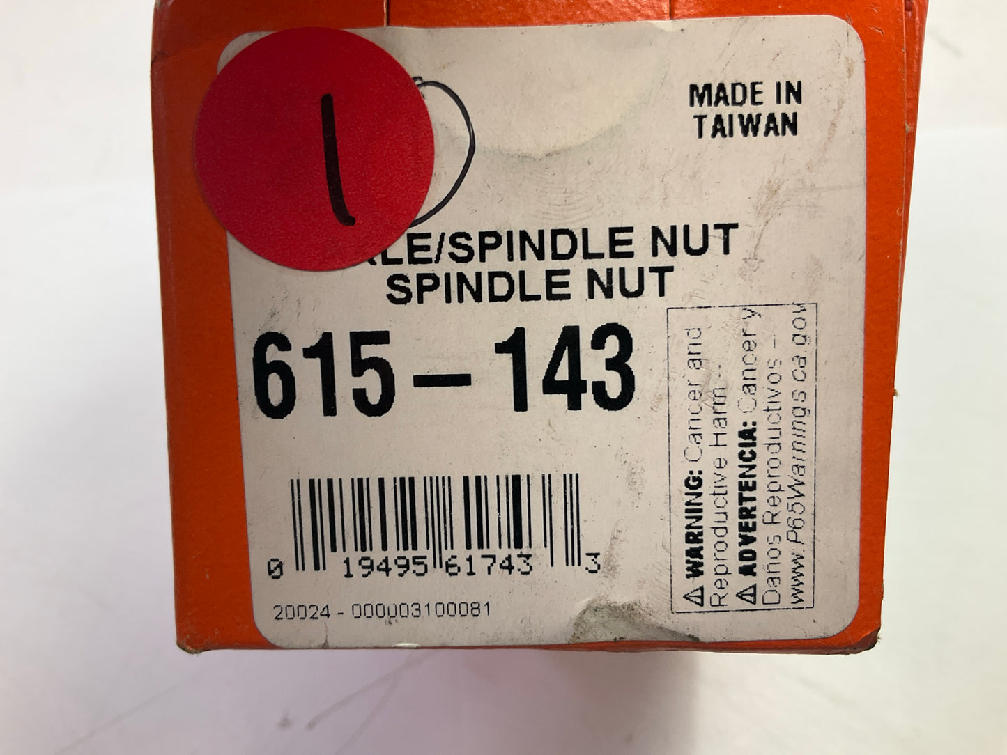 Dorman 615-143 Spindle Lock Nut