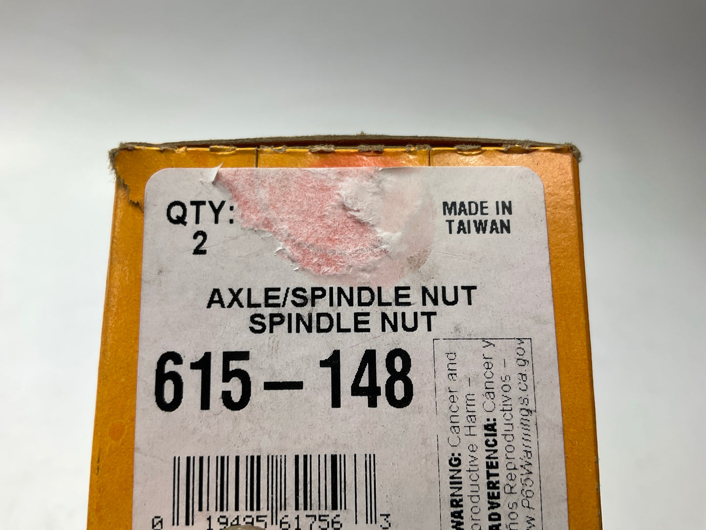 (2) Dorman 615-148 Spindle Nut