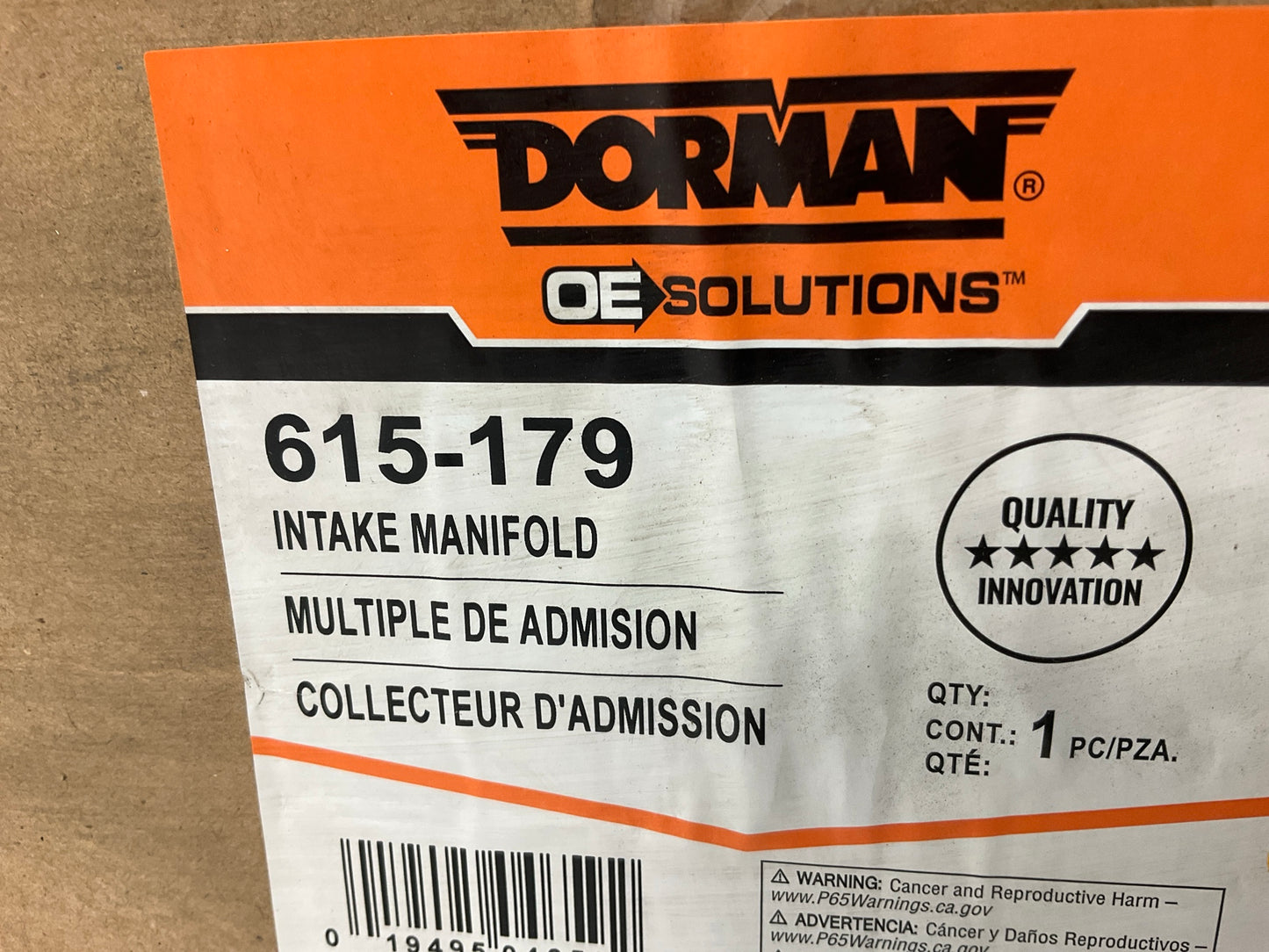 Dorman 615-179 Engine Intake Manifold For 1993-1995 Buick Chevrolet 3.8L-V6