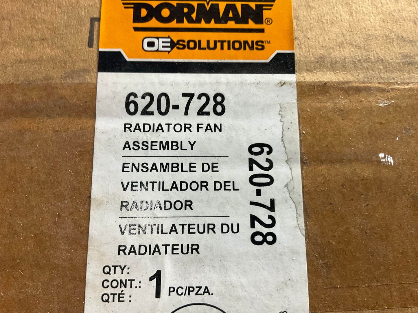 Dorman 620-728 Radiator Condenser Cooling Fan For 2006-08 Hyundai Sonata 3.3L V6
