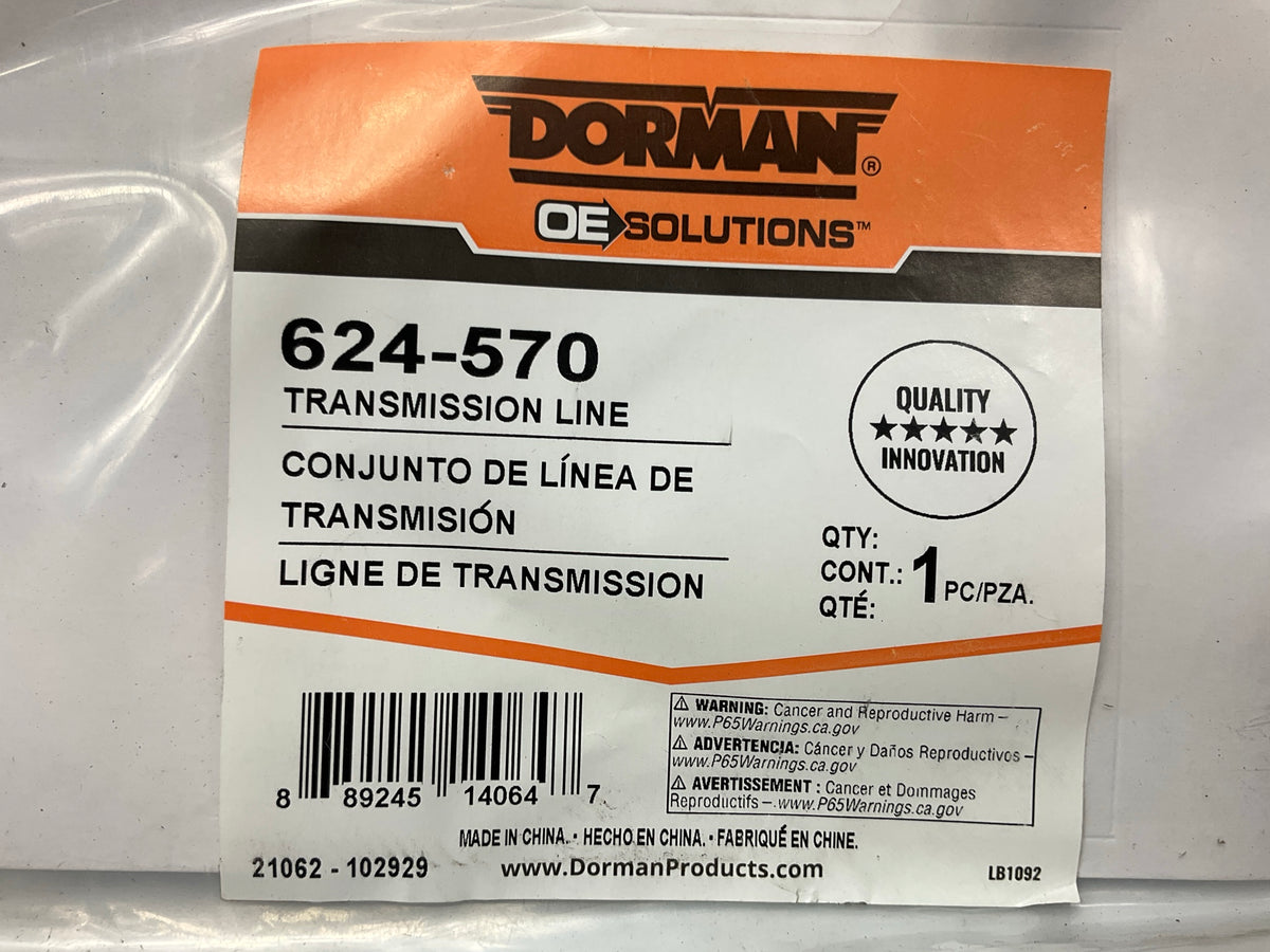 Dorman 624-570 Rear Transmission Oil Cooler Hose 09-13 Forester, 08-11 Impreza