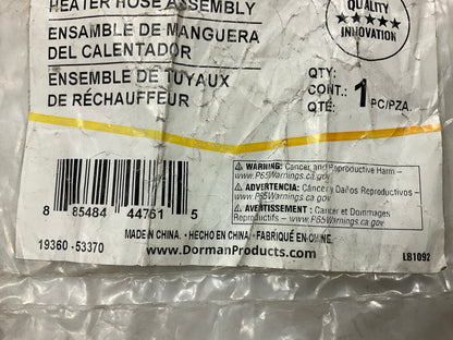 Dorman 626-314HP HVAC Molded Heater Hose Tube 10 Town & Country, Grand Caravan