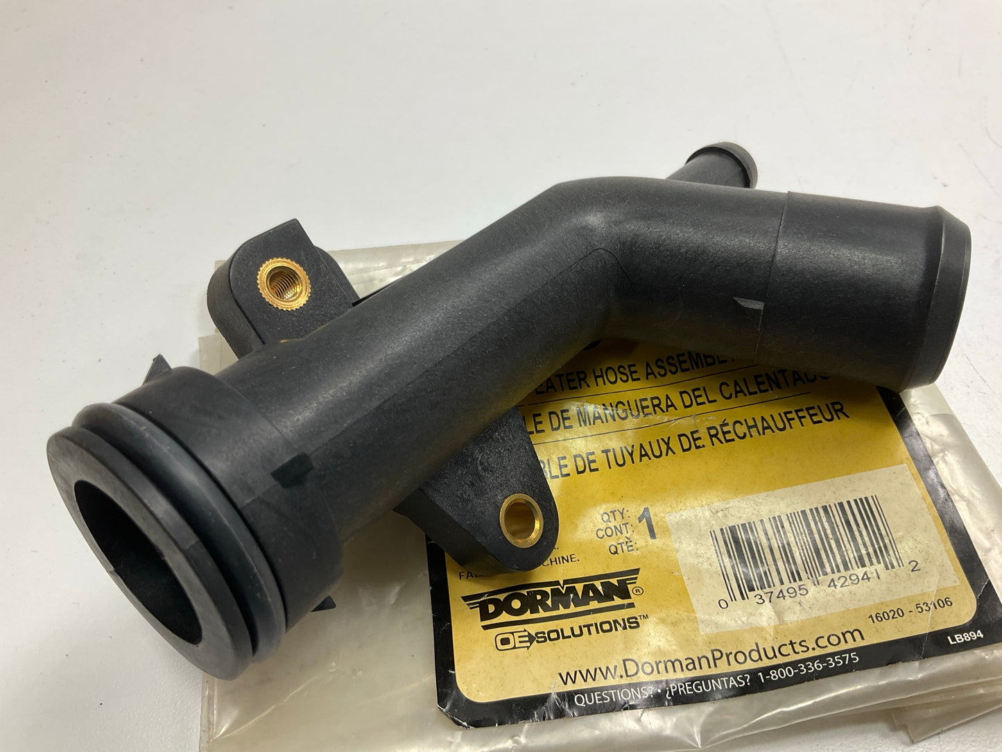 Dorman 626-529  Engine Water Pump Coolant Inlet Tube For 1995-2005 Dodge Neon