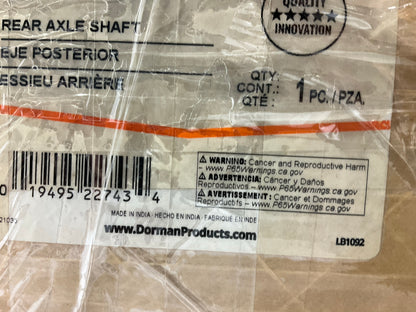 MISSING 1 BOLT & 1 NUT - Dorman 630-146 Rear Left / Right Drive Axle Shaft