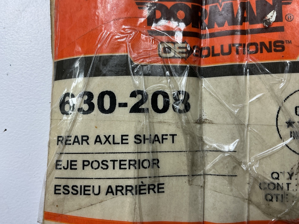 MISSING HARDWARE Dorman 630-208 Rear Left Drive Axle Shaft