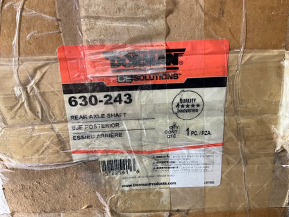 Dorman 630-243 Rear Right Drive Axle Shaft - 5,520 Lb Axle; 9.75'' Ring Gear, RWD