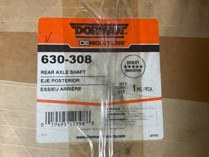 MISSING NUTS & BOLTS Dorman 630-308 Rear Right Drive Axle Shaft