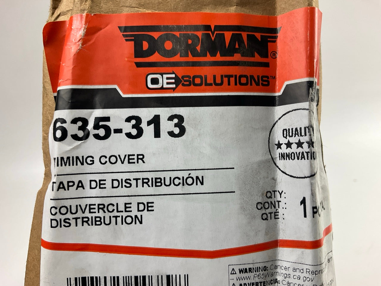 Dorman 635-313 Upper Engine Timing Cover For 2005-2017 Toyota 3.5L-V6