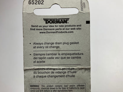 Dorman 65202 Engine Oil Drain Plug