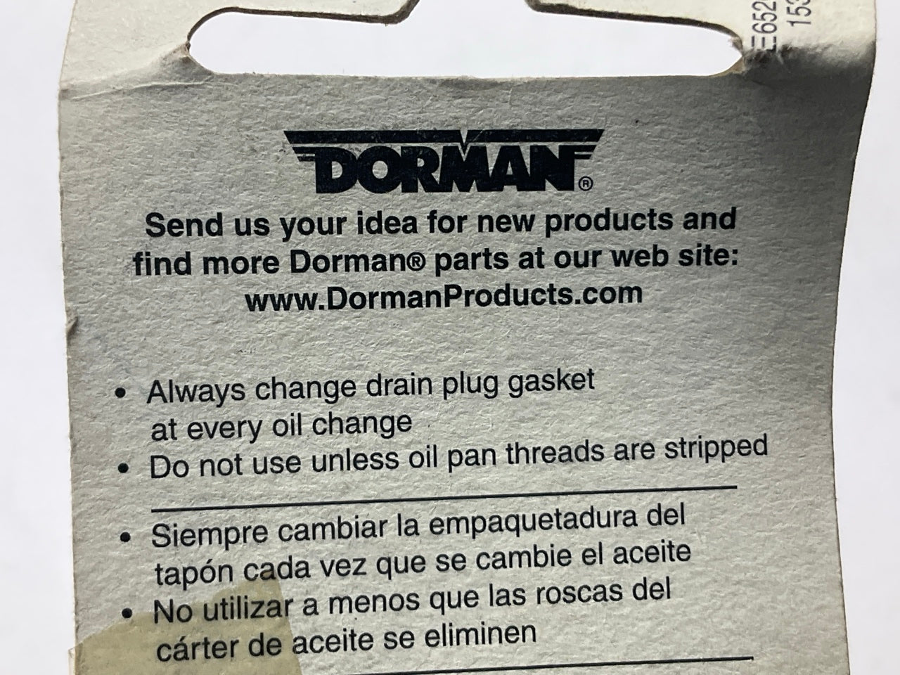 Dorman 65205 Engine Oil Drain Plug