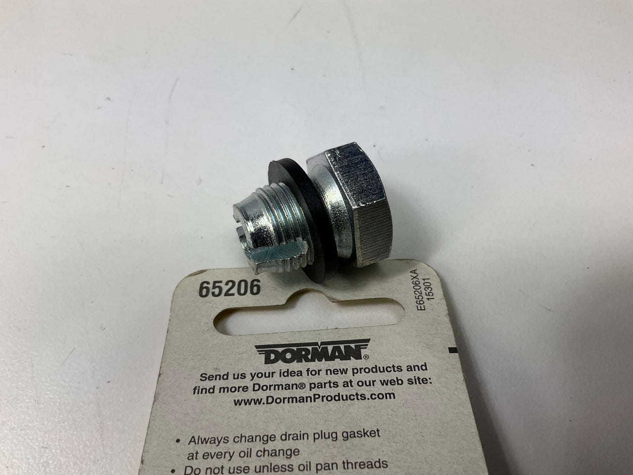 Dorman 65206 Oil Drain Plug Oversize 1/2-20 D.O., Head Size 3/4 In.