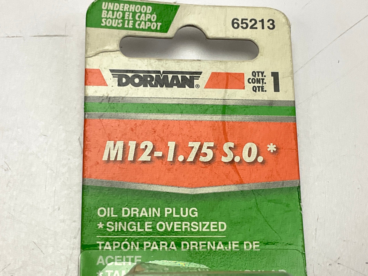 Dorman 65213 Engine Oil Drain Plug - M12 X 1.75 MM S.O.