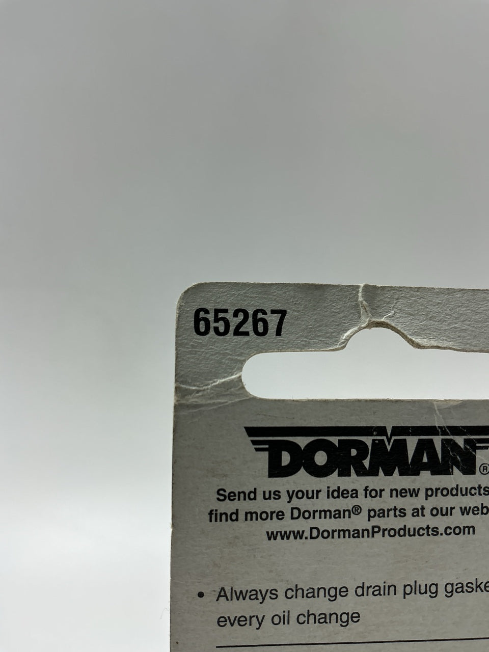 Dorman 65267 Engine Oil Drain Plug 1/2''-20 Thread Size And A Molded Gasket