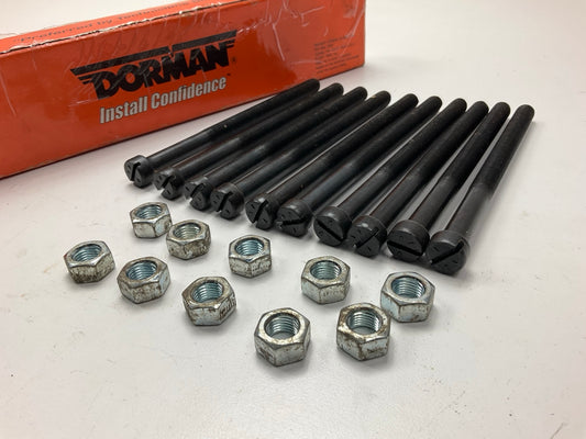 Dorman 660-014 Leaf Spring Center Bolts With Nuts - 7/16-20 X 6, 10 Pack
