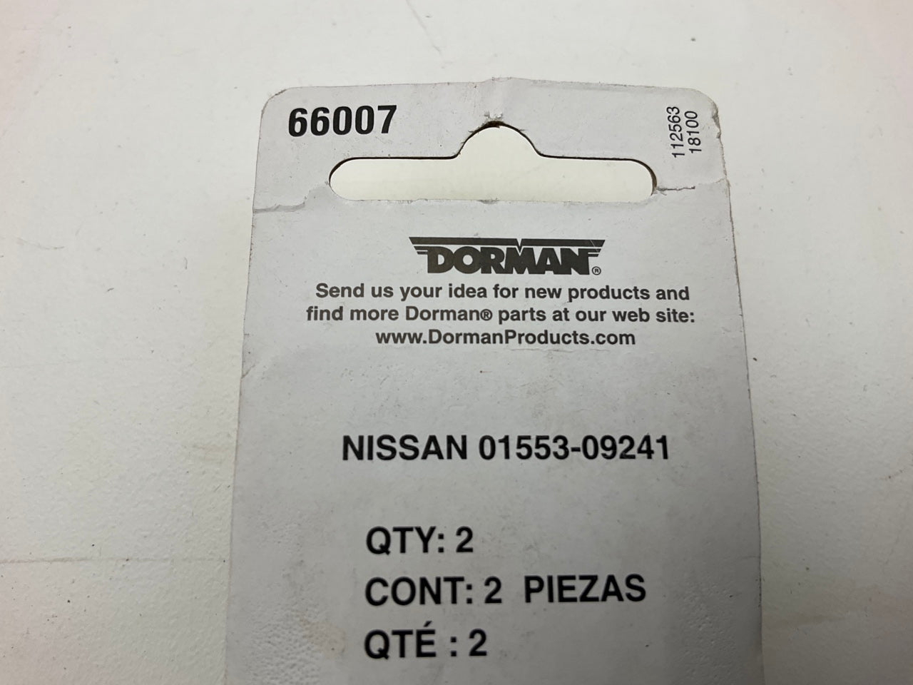 Dorman 66007 Splash Shield / Bumper Cover Retainer Clips - 2 Pack