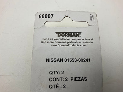 Dorman 66007 Splash Shield / Bumper Cover Retainer Clips - 2 Pack