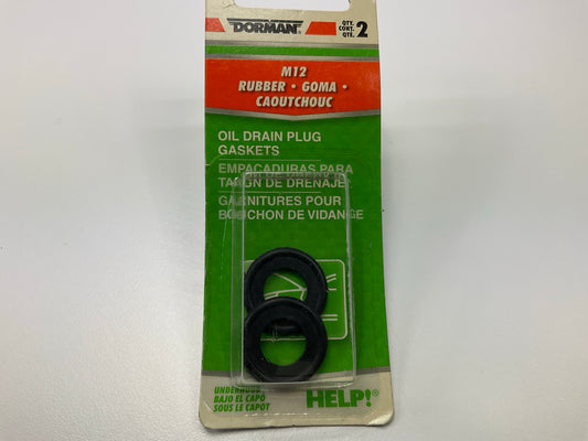 Dorman 66451 Rubber Drain Plug Gasket  M12 - Pack Of 2